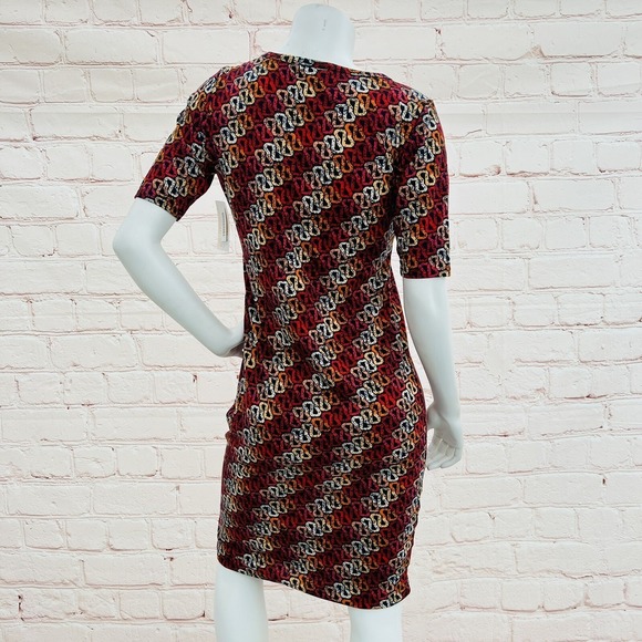 LulaRoe Julia T-Shirt Dress Size M  Short Sleeves Casual - Picture 4 of 9